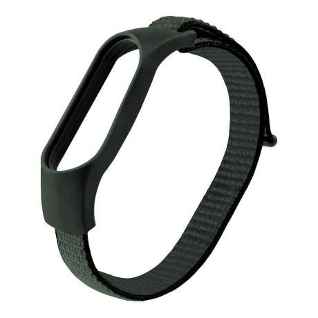 [2020000424505] Ремінець для Xiaomi Mi Band 3/4/5/6/7 Nylon (Olive)