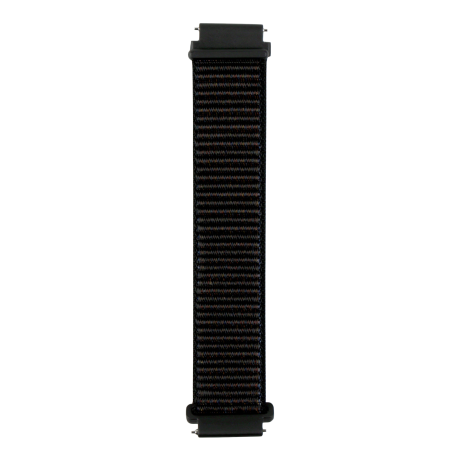 [2020000330493] Strap Universe 22mm Nylon for Samsung/Amazfit/Huawei (Black)