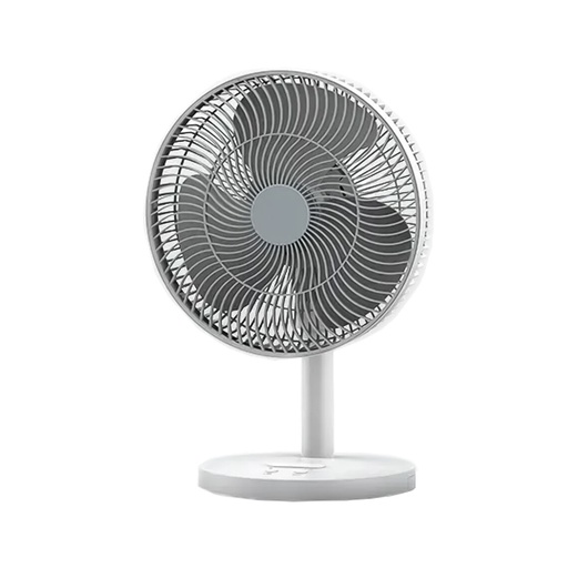[51341] Desktop wireless fan GXQC KN-5202B with 3 modes, with LED lighting, 3000mAh 0.06W white