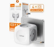 [51769] Розгалужувач мережі Ldnio Z11 3680W 4 розетки white
