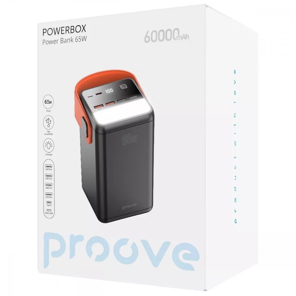 [58995] Portable Battery Proove Powerbox 65W 60000mAh
