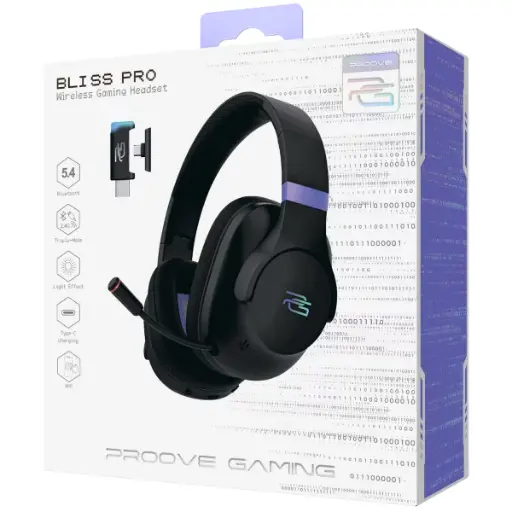 [64293] Бездротова ігрова гарнітура Proove Gaming Bliss (APP) black
