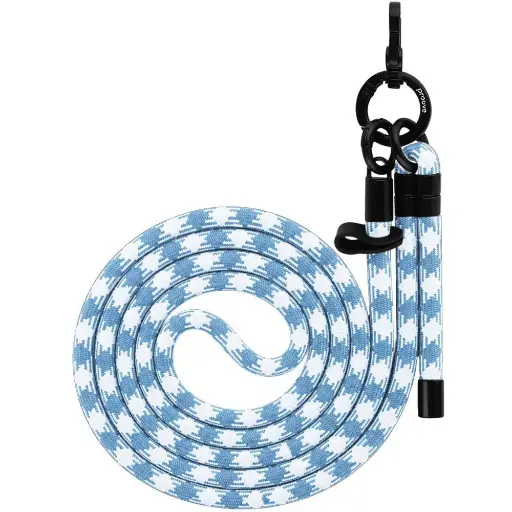 [71447] Proove Twist Check Cross-Body Strap (white/blue)