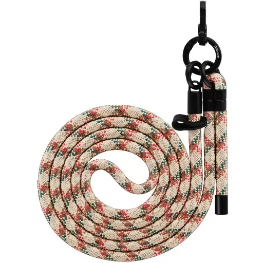 [71447] Proove Twist Check Cross-Body Strap (beige/red)